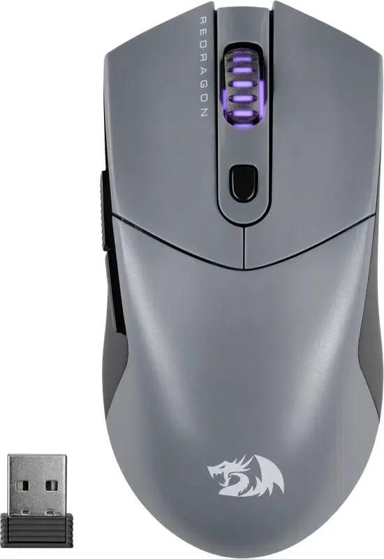 Мышь беспроводная Redragon St4r Pro, игровая, Bluetooth/Радио, оптическая, USB, 26000dpi, черный [72323]